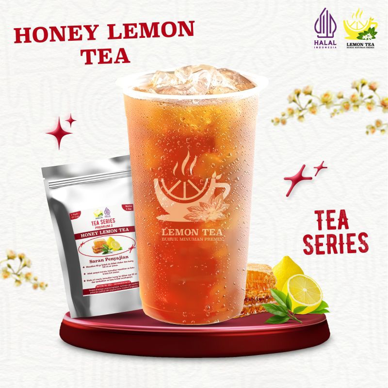 

Minuman Bubuk Instan LEMON HQNEY TEA 1000gr Halal Bpom