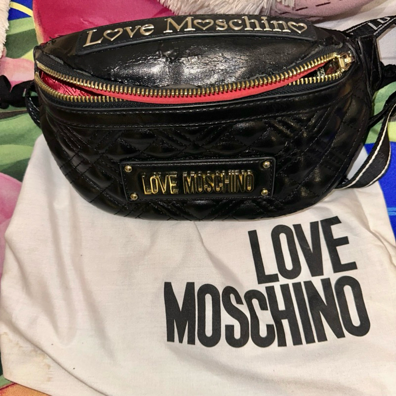 Preloved Second Love Moschino Quilted Waist Bag