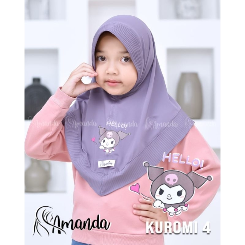 AMANDA HIJAB KERUDUNG ANAK X KUROMI