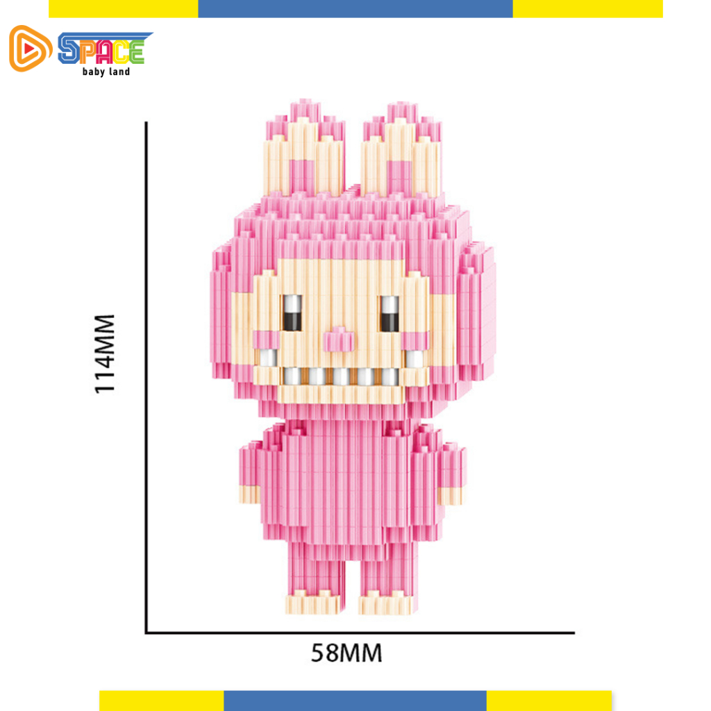 Bestpromo Mainan Anak Puzzle Balok Susun Disney 3D Diy Mainan Edukasi Bayi Puzzle Brick Mini Kartun