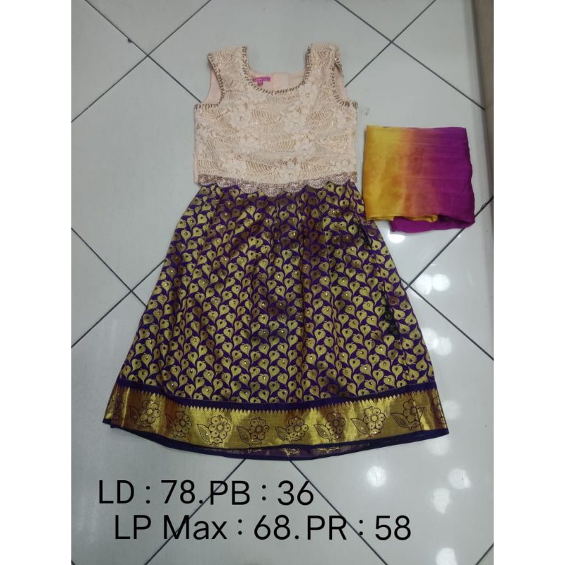 Baju India Anak Set Celana Unik Jasmin Aladin Alibaba Kostum Costum Carnaval Bollywood tari Dance