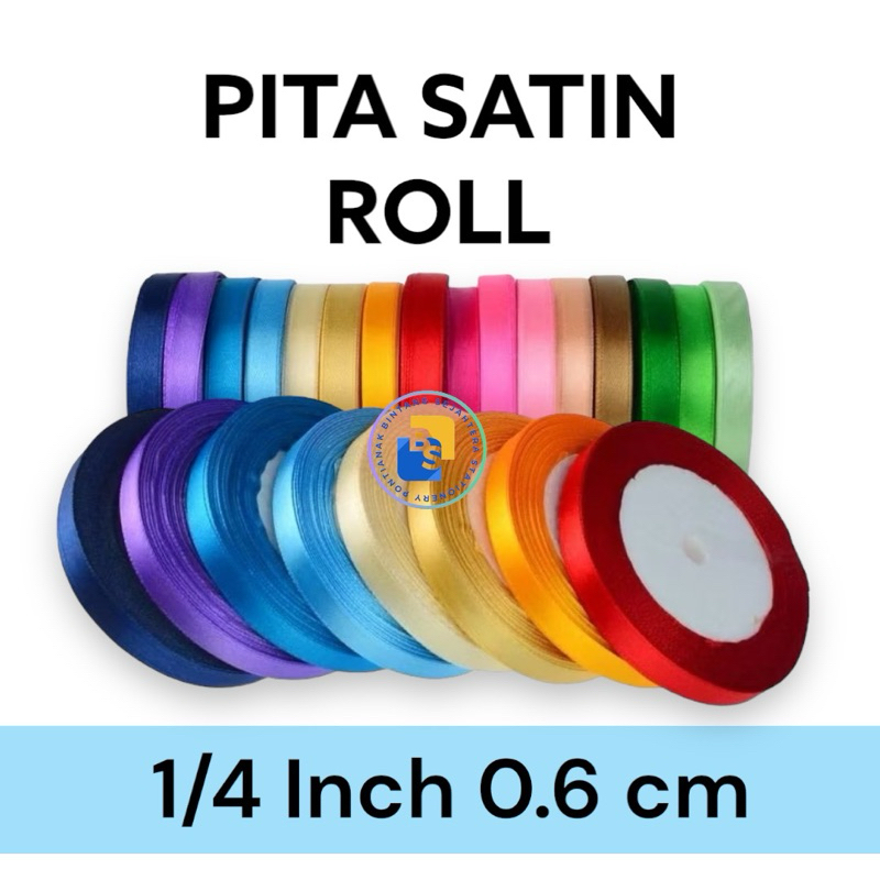 

[ ROLL ] PITA SATIN 1/4 inch 0,6 cm