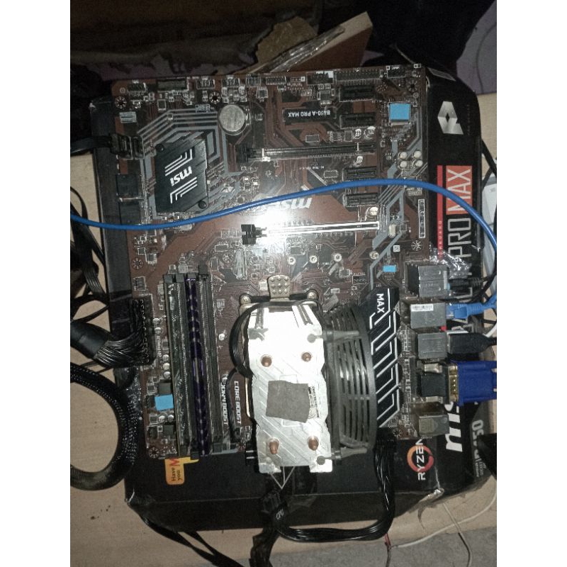 MOBO MSI B450-A PROMAX +ATHLON 3000G + RAM 12 GB + HSF ANTEC