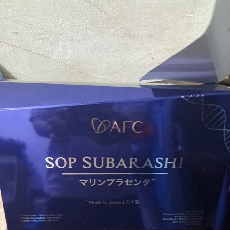 SOP SUBARASHII AFC ORIGINAL JEPANG