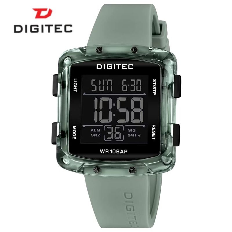 jamtangan wanita rubber digital tahan air digitec dg7131 model fashion