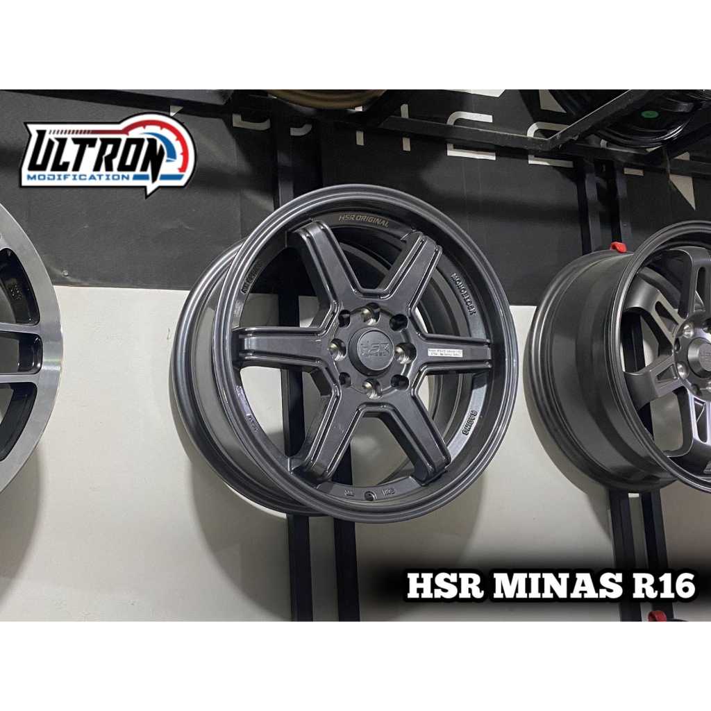 Velg TE37 Ring 16 Mobil Xenia Avanza Freed Livina Brio Yaris Dll Pelek Hsr Minas R16 Grey