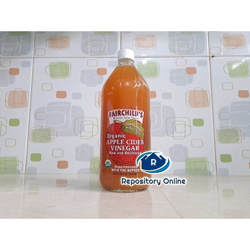

FAIRCHILD'S ORGANIC APPLE CIDER VINEGAR 946ML - Cuka Apel with the mother