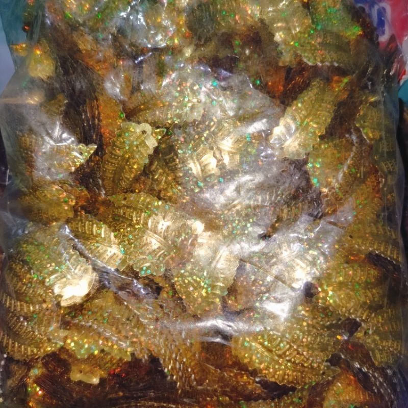Payet daun pisang/Payet daun pisang raja/ mote manik/ bahan kerajinan / borci Payet