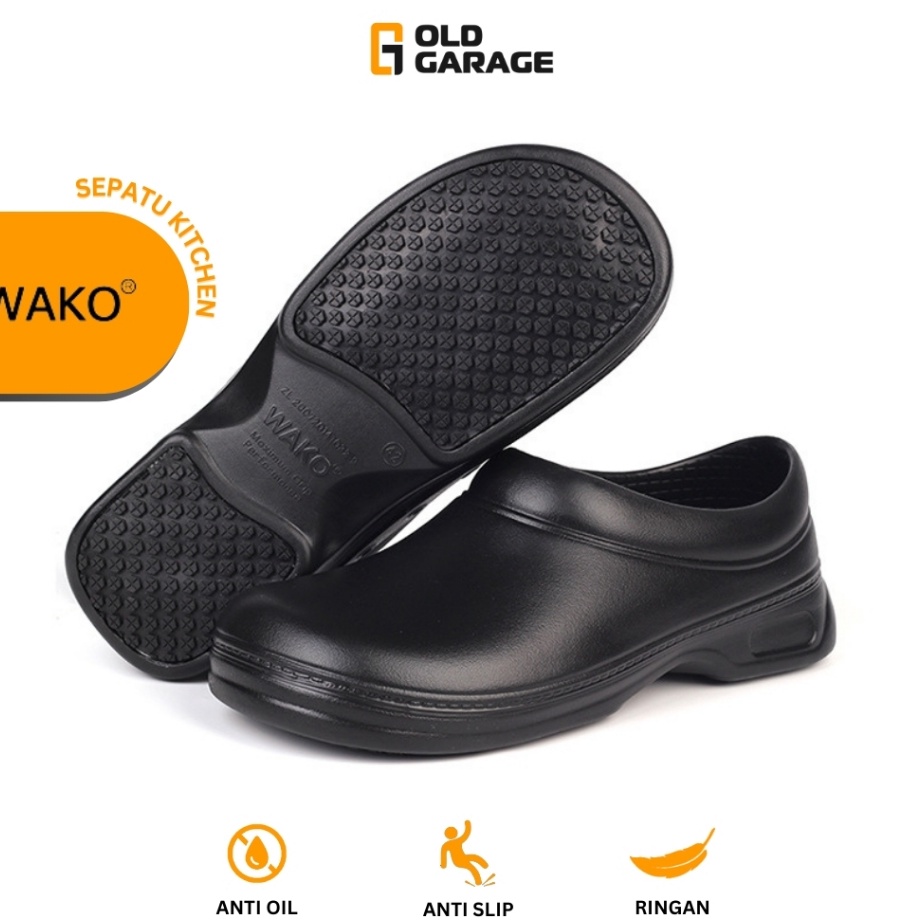 Sepatu Kitchen Pria Sepatu Chef Kitchen Shoes WAKO