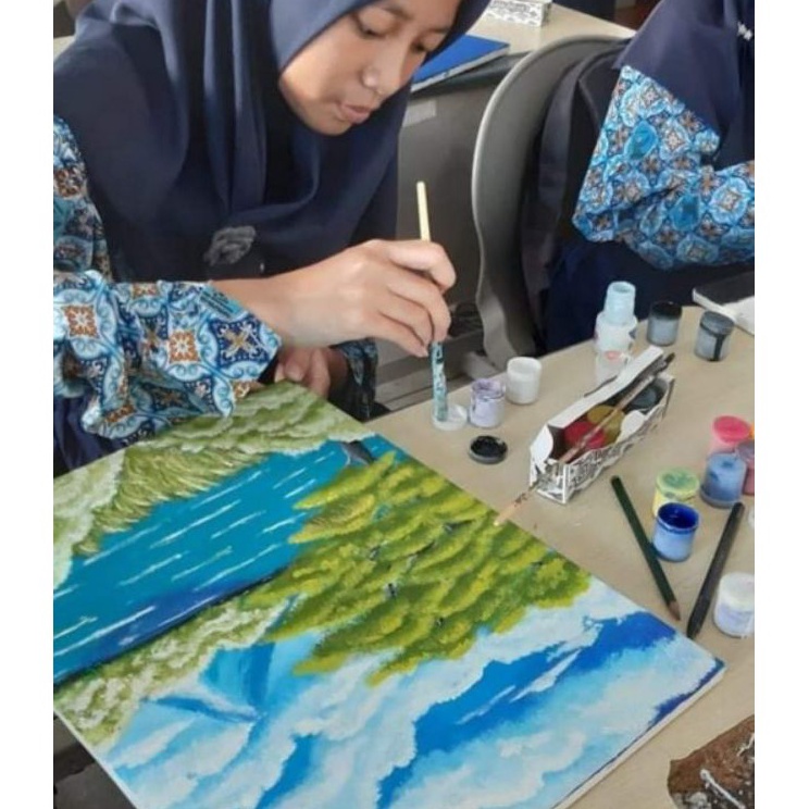 

Ready Terbatas PAKET PLATINUM MELUKIS KANVAS 3X4CM