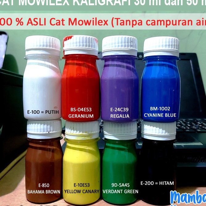 

TERBAIK Cat Akrilik 1 Mowilex untuk Lukis Kaligrafi Dekorasi Hiasan Mushaf Ukuran Botol 5 ml