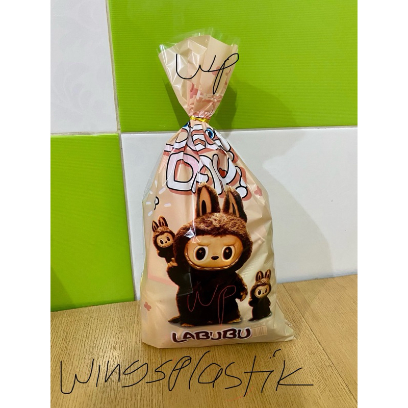 

Plastik Snack Ulang Tahun (ultah) / Plastik Karakter / Plastik Opp Labubu 10 pcs Party Bag Ultah