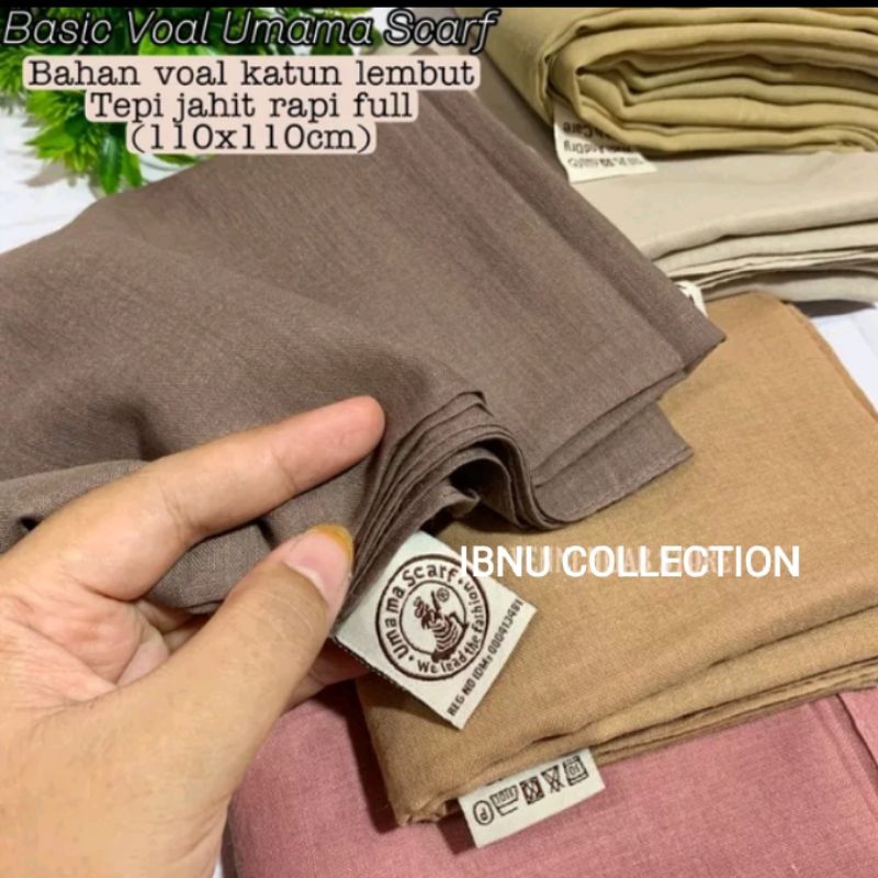 HIJAB BASIC VOAL UMAMA SCARF/HIJAB SEGIEMPAT PARIS PREMIUM UMAMA