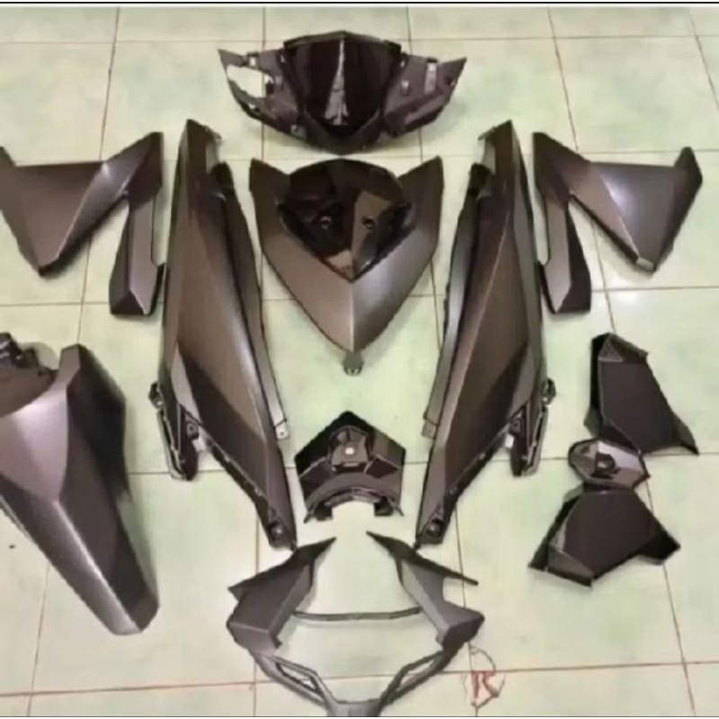 cover body halus Honda vario 125/150 LED old hitam doff