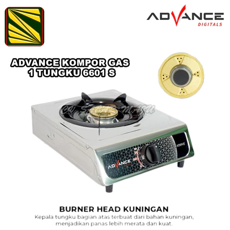 Advance Kompor Gas 1 Tungku, Kompor Gas 2 Tungku