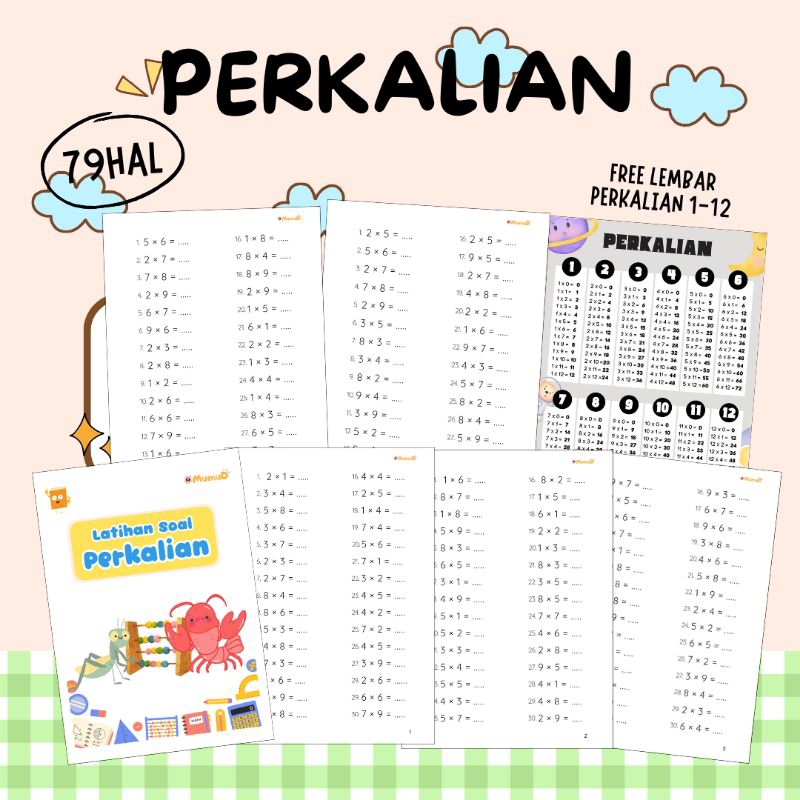 Latihan Soal Matematika SD/ Soal Latihan SD/ Soal Matematika/ Perkalian/ Pembagian