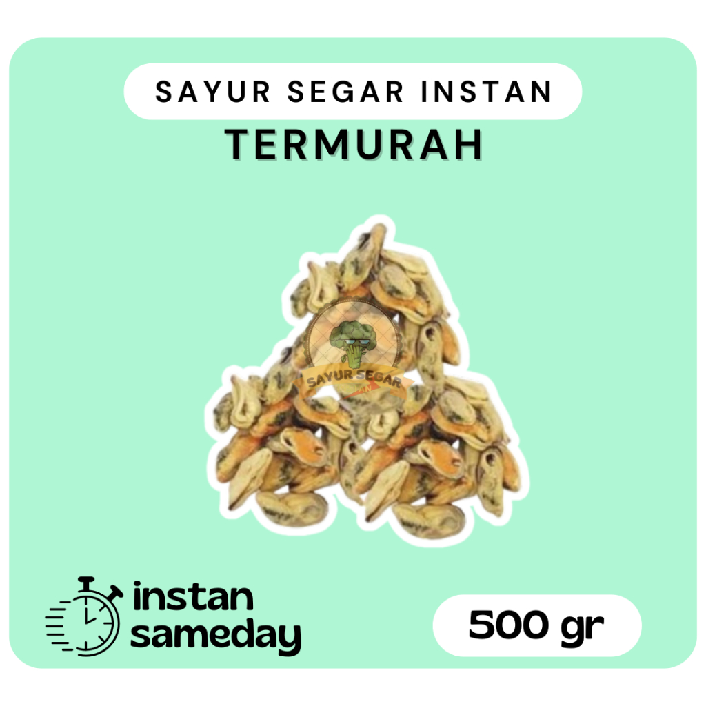 

Kerang Hijau Kupas Segar - Kemasan 500gram - Sayur Segar Instan