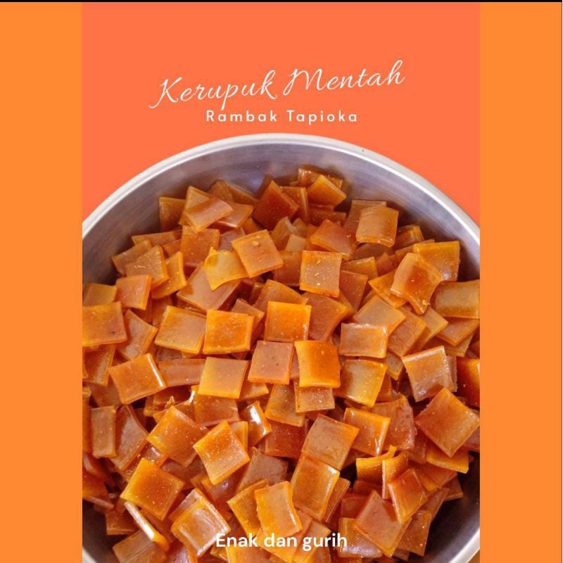 

Mentahan kerupuk rambak tapioka mentah 500gr