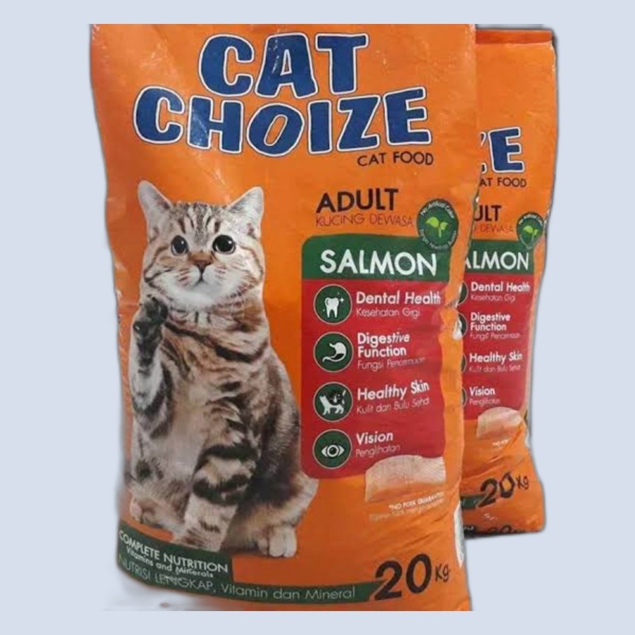 cat choize salmon adult 20kg freshpack - GRAB makanan kucing cat choize salmon adult 20kg