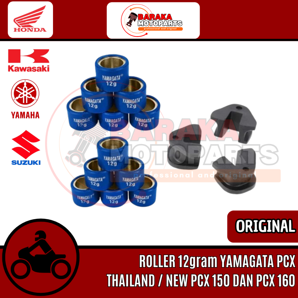 Roller Racing Yamagata 12gram Honda PCX 150 / 160 PCX / PCX 150 Thailand 1 Set Original