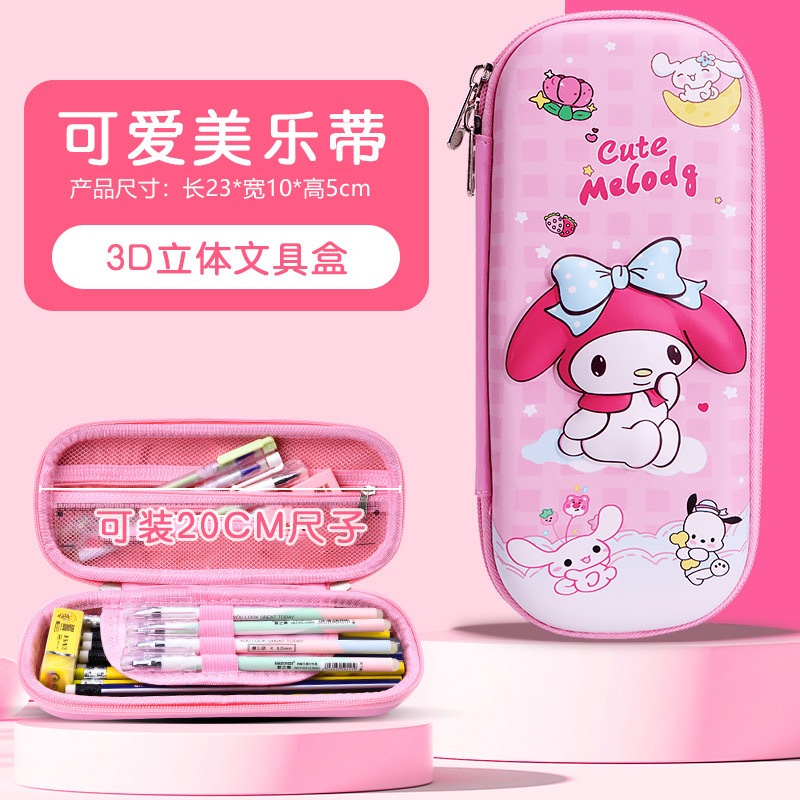 

Tempat Pensil Anak - Kotak Pensil 3D Impor Motif Kartun Lucu Kuromi Cinnamoroll My Melody