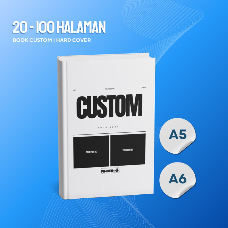 Cetak Buku Ukuran A5 dan A6 | Hard Cover Art Paper | 120 gsm | File Siap Cetak