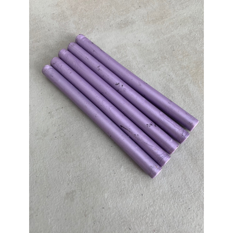 

CUCI GUDANG - wax seal stamp lilin untuk undangan warna lilac