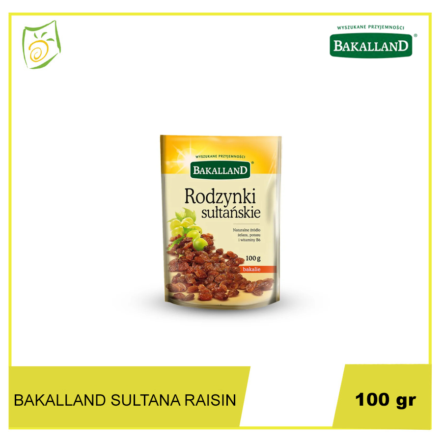 

Bakalland Sultana Raisin - Kismis Anggur Sultana Premium 100gr