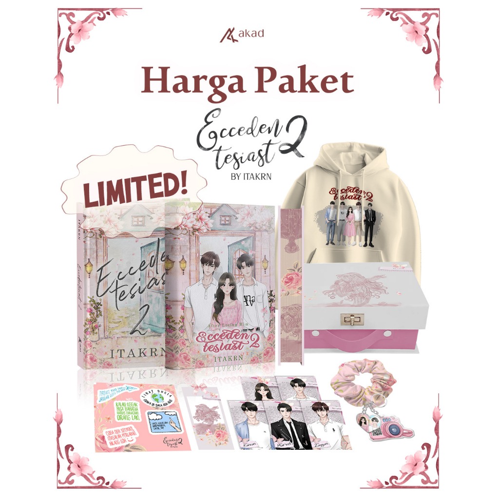 PRE ORDER - Buku Novel Eccedentesiast 2 - Itakrn - Akad - Bumifiksi