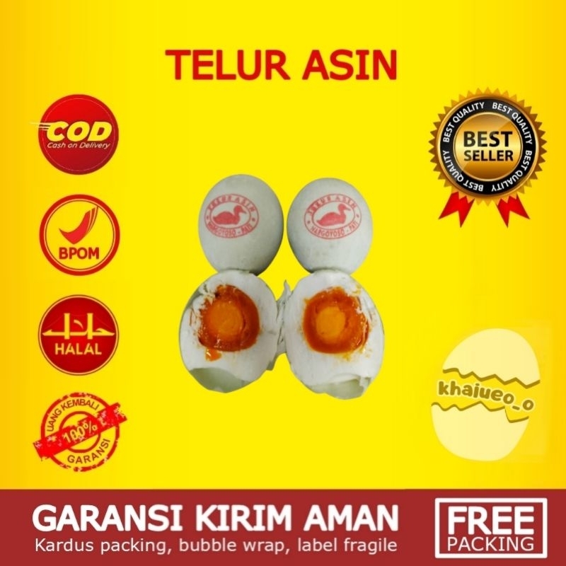 

Paket Telur Asin Masir Berminyak