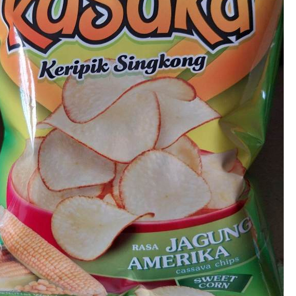 

MURAH CEMILAN KRIPIK SINGKONG KUSUKA RASA JAGUNG AMERIKA 180 GRAM