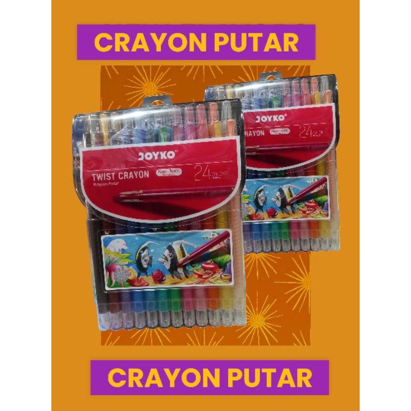 

CRAYON PUTAR PANJANG 24WR(JOYKO)