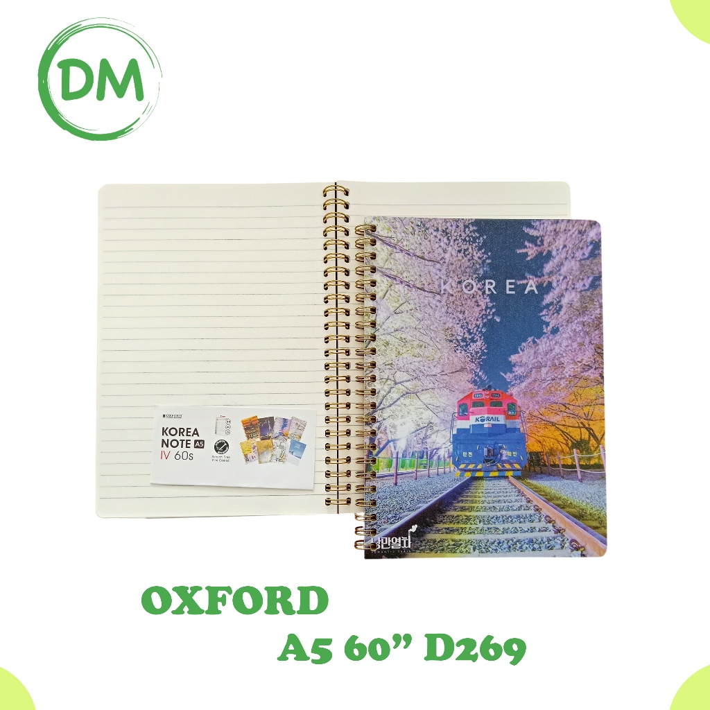 

D269 A5 Notebook Oxford Korea A5 60 sheets