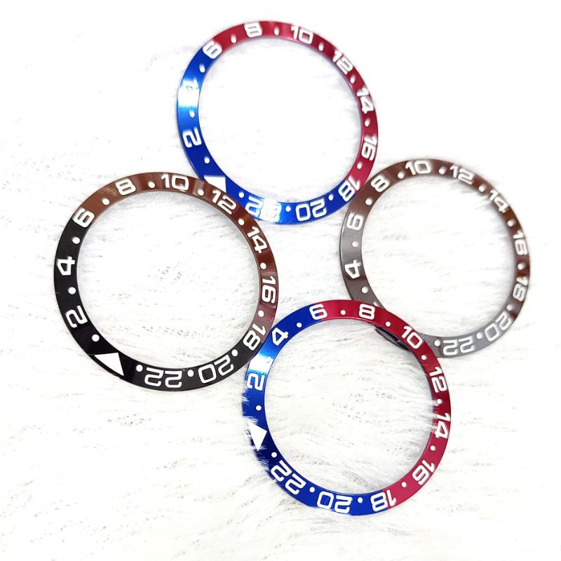 Insert Bezel Seiko Pepsi/coklat hitam