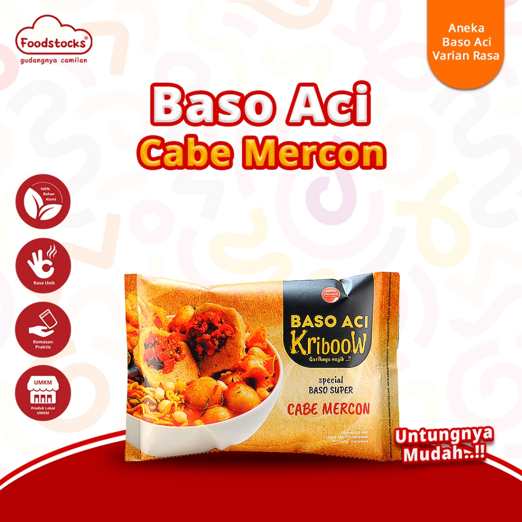 

Baso Aci Kriboow Special Cabe Mercon Selera Martini