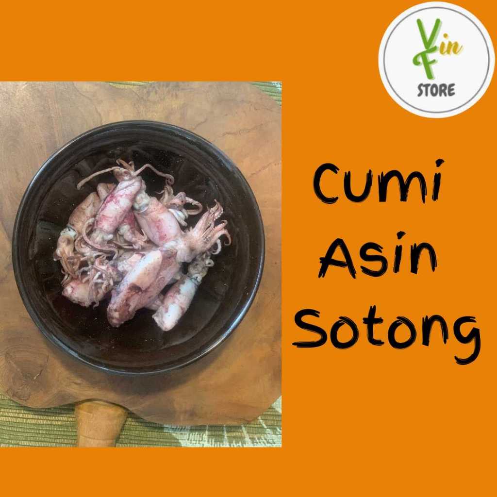 

Cumi Asin Sotong semi basah