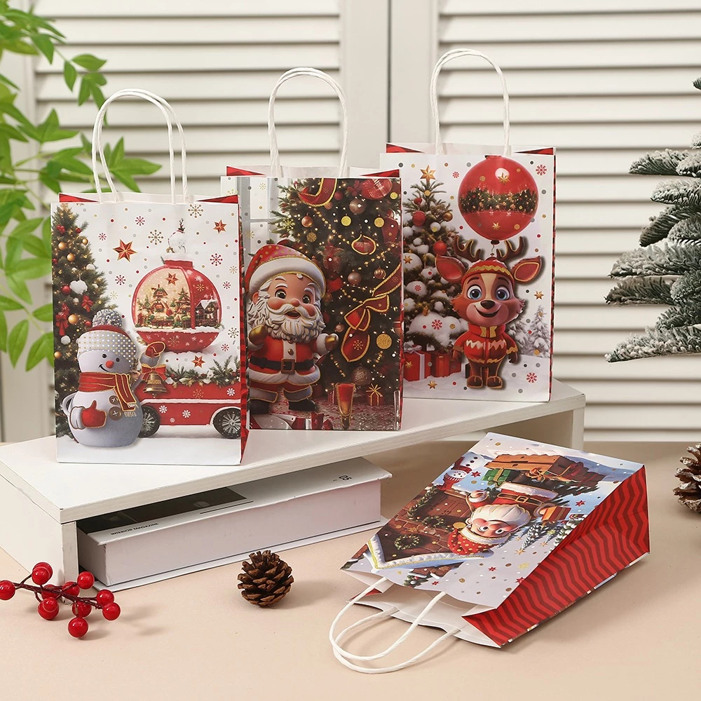 

Paper Bag Natal / Tas Kertas Kraft Christmas Hampers Hadiah Natal / Kantong Kertas Merry Christmas / Bahan Kraft Craft All Size Bahan Daur Ulang Eco Friendly Tebal Ukuran Sovenir Kado Natal / paper bag coklat paperbag | AK03Q11