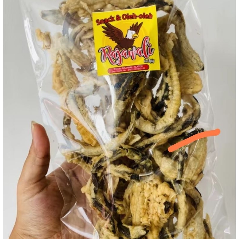 

Keripik Belut Premium Oleh Oleh Jawa Jogja Belut Crispy Renyah Gurih 100 Gr