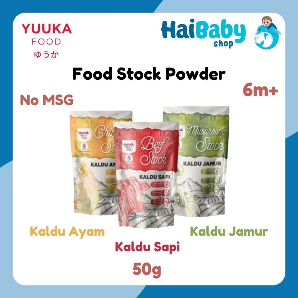 

Yuuka Food Kaldu MPASI NON MSG 50 g