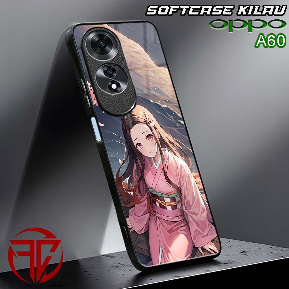 [SC17] Softcase Kilau OPPO A60 | Kesing Kaca Mika OPPO | Case pelindung Kamera | Case Aestetic Lucu 