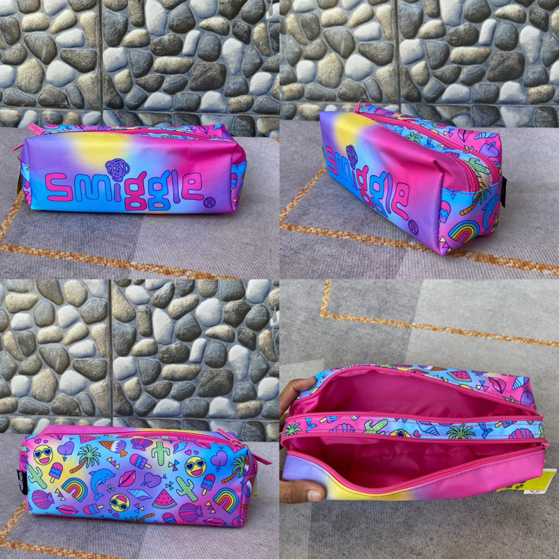 

SALE 70% SMIGGLE PENCIL CASE RAINBOW kode 442947 ORIGINAL KIDZ STATION 100%