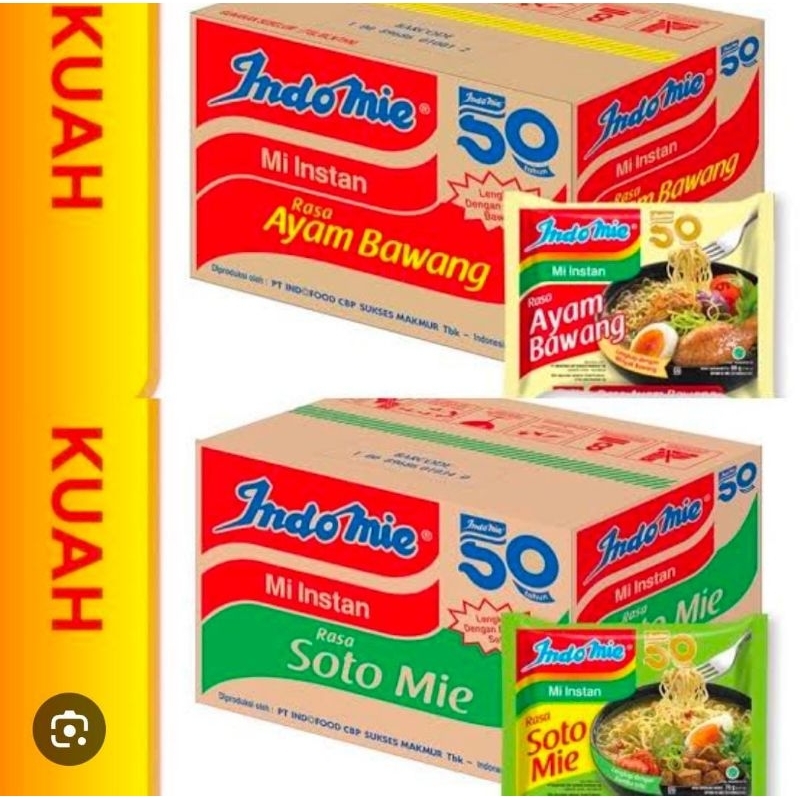 

Indomie Ayam Bawang dan Soto Ayam