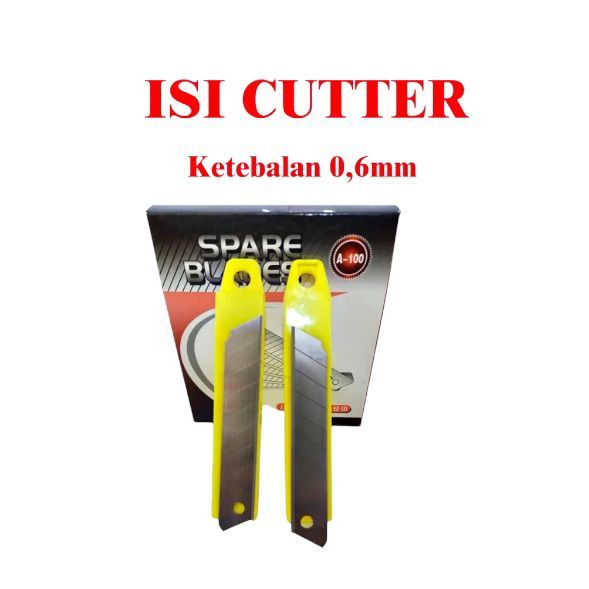 

ISI CUTTER KETEBALAN 0.6MM | ISI CUTTER UKURAN BESAR