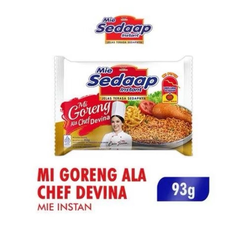 

MIE SEDAAP GORENG ALA CHEF DEVINA 1 KARTON isi 40 PCS x 93 gram ( MIE SEDAAP GORENG PIPIH DENGAN TOPPING SAYURAN KERING DAN BUMBU YANG MELIMPAH ) HARGA PROMO DAN LEBIH MURAH