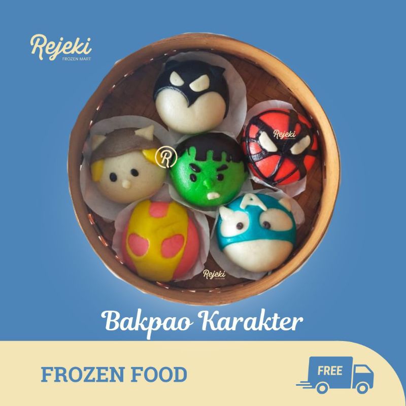 

Bakpao Karakter 6pcs isi Coklat - Rejeki Frozen Mart