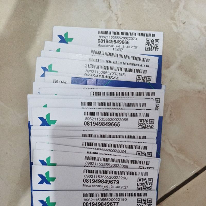B) Nomor Cantik XL. nomor XL Pilihan