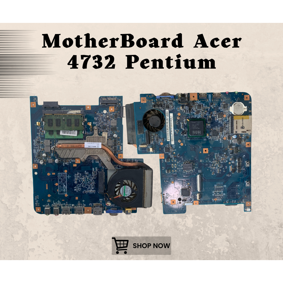 MOTHERBOARD ACER 4732 | KODE : HM40-MV 08242-1M 48 4BW01. 01M | SECOND | BERGARANSI