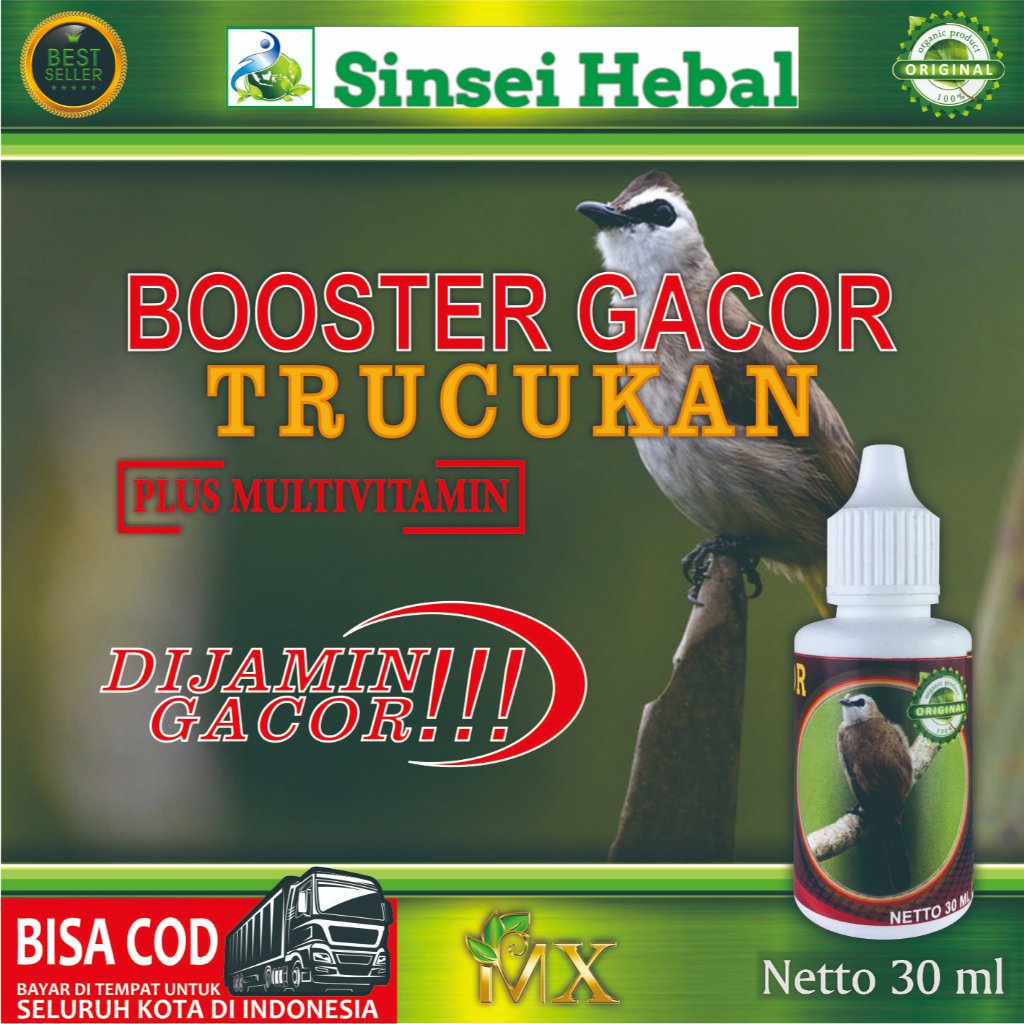 Booster Gacor Burung Trucukan / Vitamin Burung Trucukan