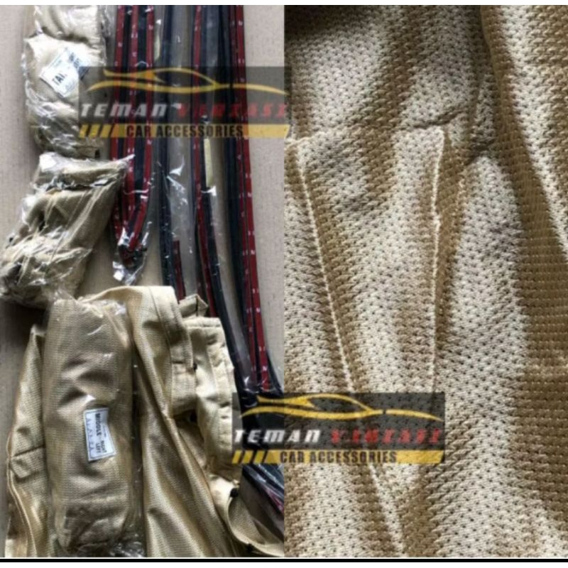 HORDENG HORDEN GORDENG GORDEN TIRAI MOBIL INNOVA INOVA LAMA BARU ALL NEW BEIGE CREAM