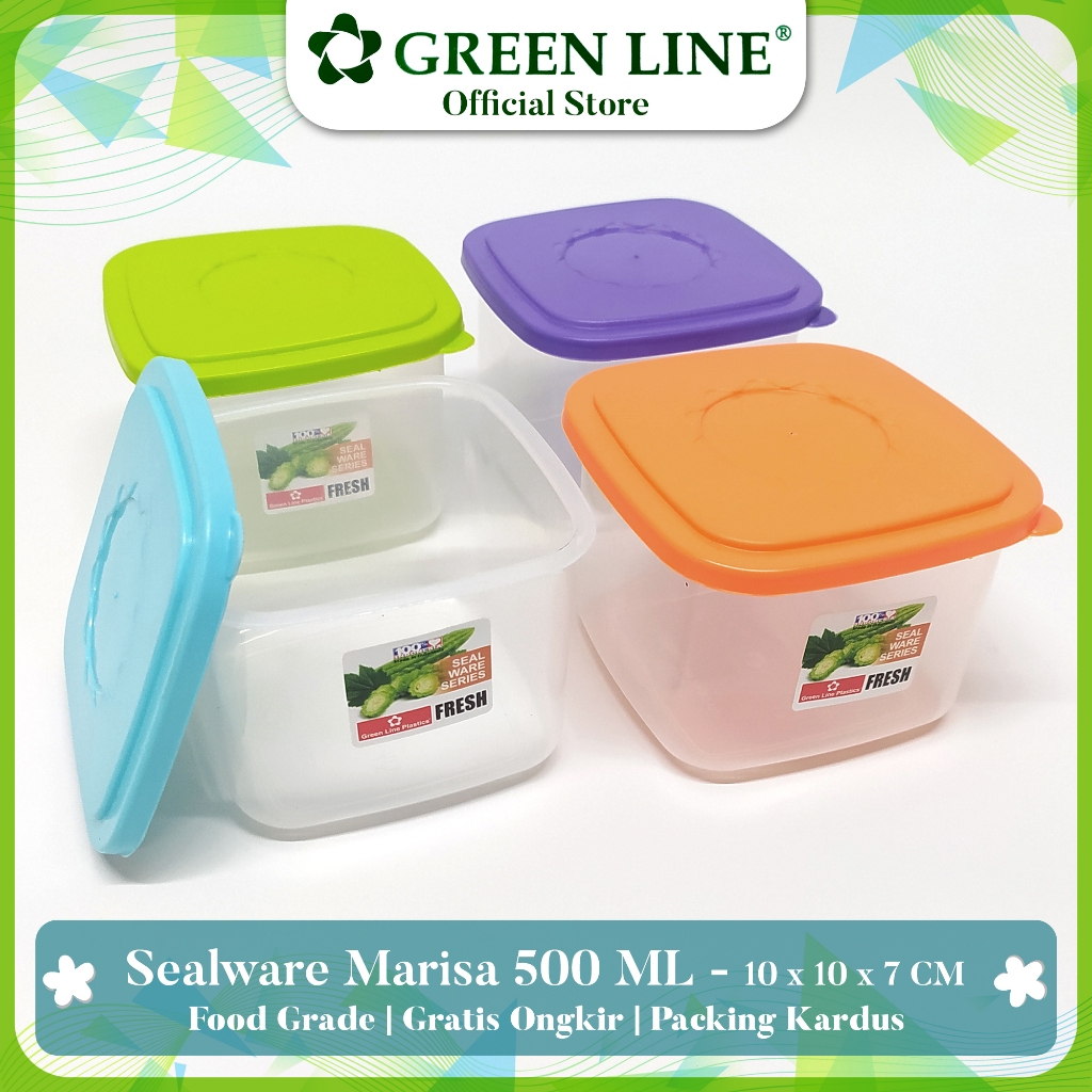 Greenline Toples Sealware Segi Tanggung Marisa - 500 ML